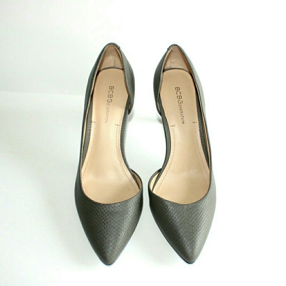 BCBGeneration faux snakeskin d'Orsay heels - Picture 4 of 7